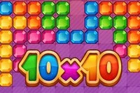 Vyplňte tabuľu 10x10 dlaždicami