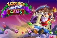 Hra 10x10 Winter Gems je zábavná online hra na priraďovanie