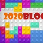 Farebné stavebné bloky rôznych tvarov a veľkostí obklopujú nápis 2020 BLOCKS