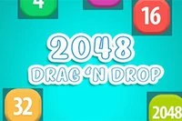 Koľko bodov dokážeš nazbierať v tejto hre 2048 Drag n Drop?