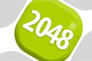 Zelený štvorec so zaoblenými rohmi s číslom 2048 bielou farbou