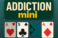 Uži si rýchlu a strategickú výzvu v mini verzii hry Addiction Solitaire