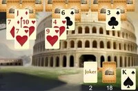 Staroveký Rím v hre Tripeaks Solitaire