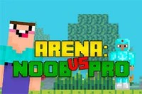 Vitajte v hre Noob vs Pro: Realtime Multiplayer Battle Arena!