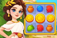 Vydaj sa na mýtickú cestu v Athena Match, hre Match 3 zasadenú do Antického