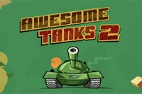 Priprav sa na explozívne tankové boje v adrenalínovej akcii Awesome Tanks 2!