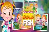 Wow!! Baby Hazel je šťastná, že má zlatú rybku, ktorá jej šťastnou