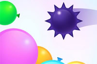 Balloon Slicer je jednoduchá logická hra, kde hádžete pílu na balóny