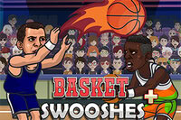 Basket Swooshes Plus je zábavná online hra s basketbalom