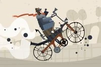 Skús prejsť čo najďalej so svojou elegantnou steampunkovou motorkou v tejto