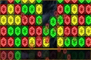 Farebné bloky s kvetinovými vzormi v mriežkovanom usporiadaní