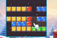 Vianočná logická hra Block Puzzle Frozen Jewels