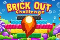 Zábavná hra Brick Out Challenge s farebnými tehlami