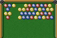 Hra Bubble shooter s biliardovými guličkami
