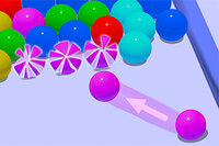 Bubble Game 3D je náročná verzia, ktorá ponúka nový pohľad na klasickú