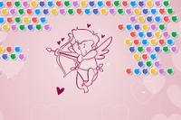 Láska je vo vzduchu, vznáša sa v bublinách v hre Bubble Shooter Valentine!