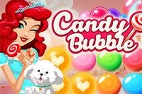 Candy Bubble je zábavná hra so streľbou bublín na lízatká