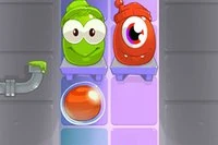 V Candy Monsters hráči kŕmia príšerky cukríkmi správnej farby