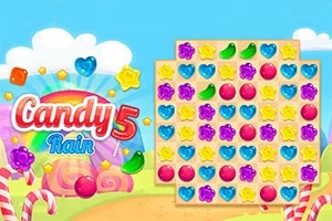 Farebná hádanka s cukríkmi v tvare hviezd, srdiečok a guličiek na pastelovom pozadí