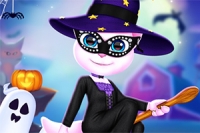 Vitajte pri príprave na Halloween s mačacou dievčinou