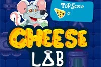 Pomôž myši zjesť syr v hre Cheese Lab!