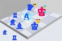 V každej úrovni ovládaj modrú figúrku na zvrhnutie červeného kráľa