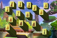 Krásna hra Mahjong Solitaire s čínskymi vežami