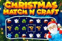 Zaujímavá puzzle hra Christmas Match n Craft