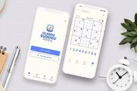 Klasická sudoku hra so sudoku mriežkou