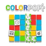 Farebná mriežka so štvorcovými ikonami a nápisom COLORPOP nad ňou