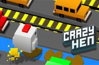Dostaňte sliepku cez nekonečné úrovne v Crazy Hen!