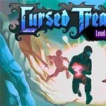 Tri postavy behajú v jaskyni s magickou guľou v rukách hlavnej postavy, obklopené nápisom Level Pack!