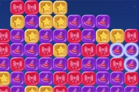 Rozbíjaj magické dlaždice v hre Cute Puzzle Witch!