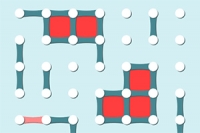Pridajte farbu do klasiky na papieri a ceruzke v hre Dots and Boxes!