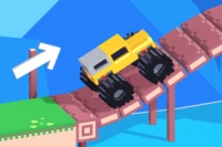 Bláznivá jazda je auto hra, kde šoférujete na trati plnej prekážok