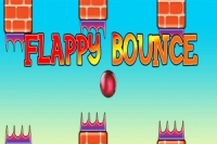 Ovládaj pohyby lopty v hre Flappy Bounce
