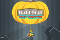 Flappy Cat: Bláznivý Halloween je hra s trochu hororovou tematikou