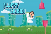 V náročnej arkádovej hre Floppy Skibidi ovládaš lietajúci záchod
