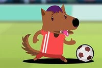 Majstrovstvá vo futbale s roztomilými psami
