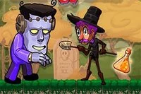 Frankenstein potrebuje tvoju pomoc, aby zachránil svoju priateľku pred zlými