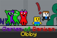 Obby musí prežiť útoky príšer z Garden of Banban