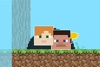 Zábavná hra pre dvoch hráčov v tomto voxel svete