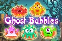 Odstráň všetkých duchov v tejto halloween bublinkovej strieľačke
