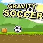 Kreslená scéna s futbalovou loptou, bránou a nápisom na pozadí so slnkom a kopcami