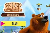 Drony dodávajú balíky pred dvere Grizzyho