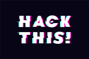 Text HACK THIS!