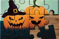 Oddychová skladačka s obrázkami na tému Halloween