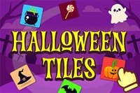 Halloweensky tematická hra s dlaždicami