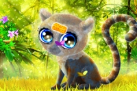 Postaraj sa o mláďa lemura s krúžkovaným chvostom v tejto roztomilej hre