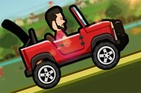 Hill Climbing je závodná online hra, kde ovládaš červený džíp